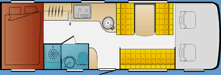 Burstner A747 (interior)