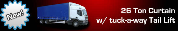 26 Tonne Curtain Sider with Tail Lift